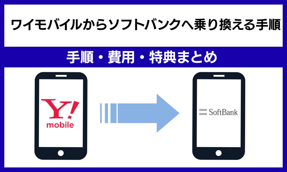 ワイモバイルからソフトバンク